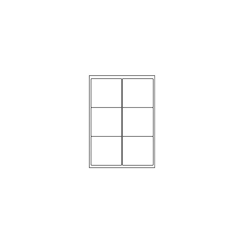 Planche A4 étiquettes 99 x 93,1 mm