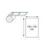 Étiquette logistique thermique direct 100 x 150 mm en rouleau