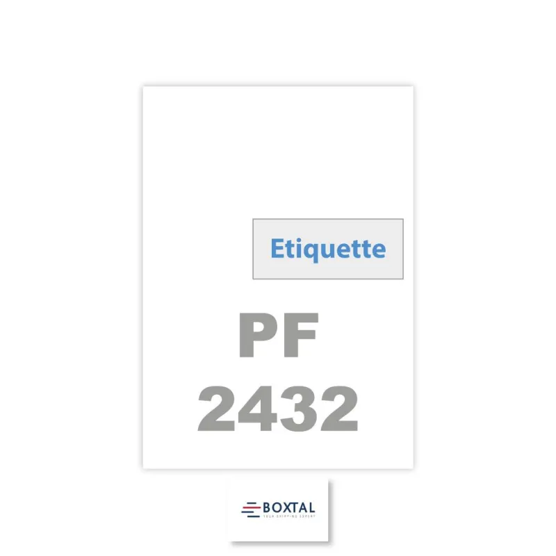 Etiquette d'expédition 105 x 42 mm - Boxtal