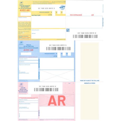 Recommandé National avec AR - PF2480