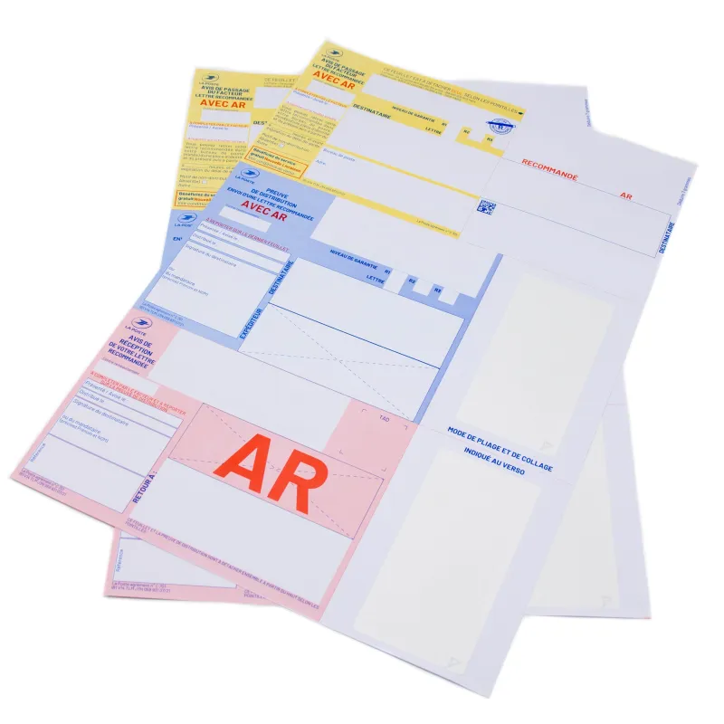 Recommandé national avec AR