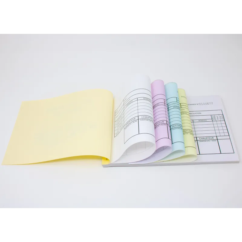 Carnet de bons d'échange palettes