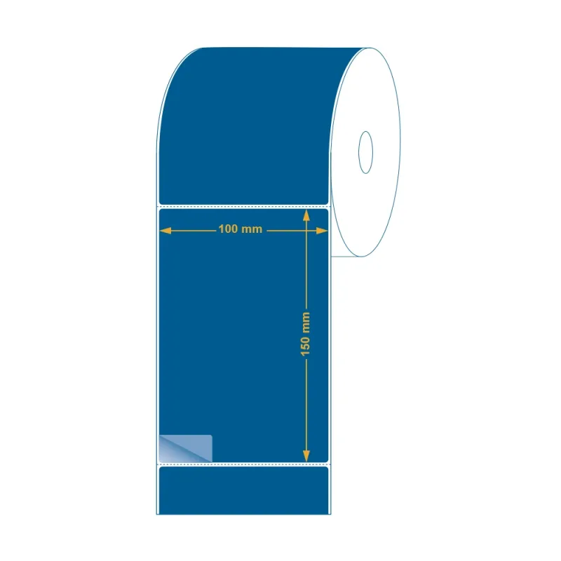Étiquette logistique thermique direct 100 x 150 mm en rouleau