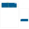 Carte formation 87 x 54 mm utilisable gabarit