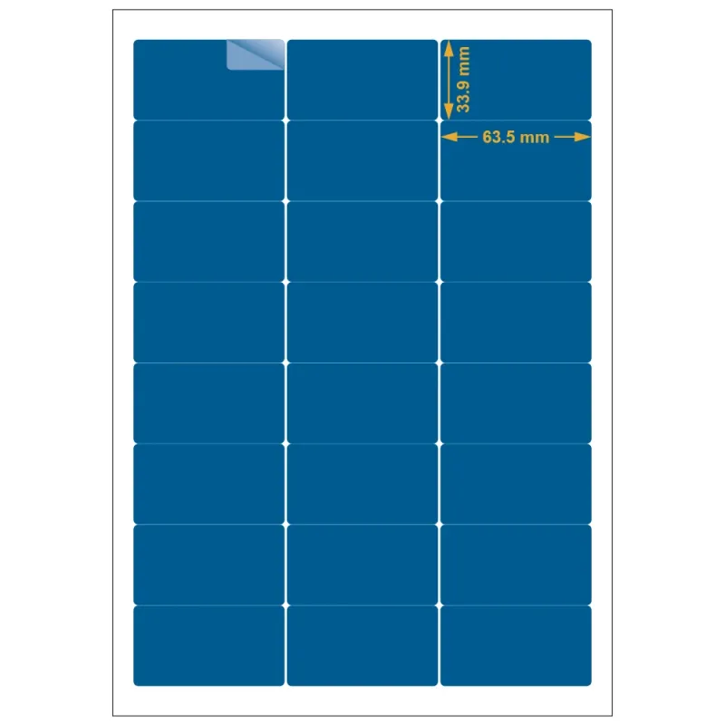 24 étiquettes d'expédition - 63.5 x 33.9 mm - Mon Timbre en Ligne & lettre suivie. Utilisation gabarit possible