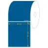 Étiquette logistique thermique direct non-adhésive 89 x 101 mm en rouleau. Utilisation gabarit possible