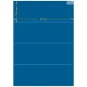Planche A4 étiquettes 210 x 74,2 mm. Utilisation gabarit possible