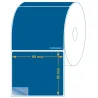 Étiquette logistique thermique direct 85 x 99 mm en rouleau. Utilisation gabarit possible