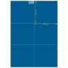 Planche A4 étiquettes 105 x 99 mm. Utilisation gabarit possible