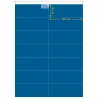 Planche A4 étiquettes 105 x 41 mm. Utilisation gabarit possible