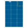 Planche A4 étiquettes 63,5 x 46,6 mm. Utilisation gabarit possible
